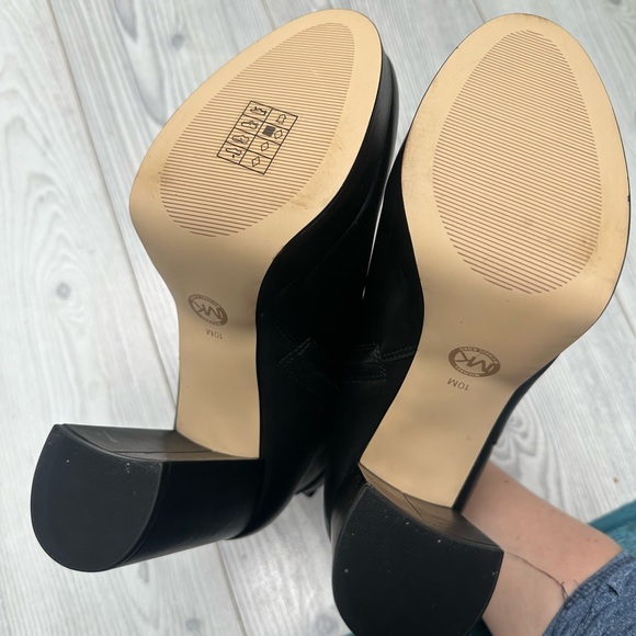 Michael Kors BRAND NEW Leather Platform Boots size 10 - Picture 7 of 8